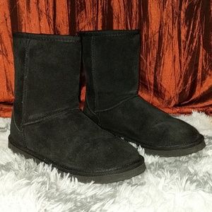 ⬇️💲Black suede winter boots